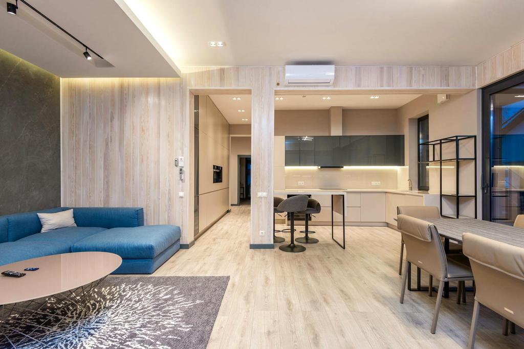 Electrocasnice moderne într-o bucătărie